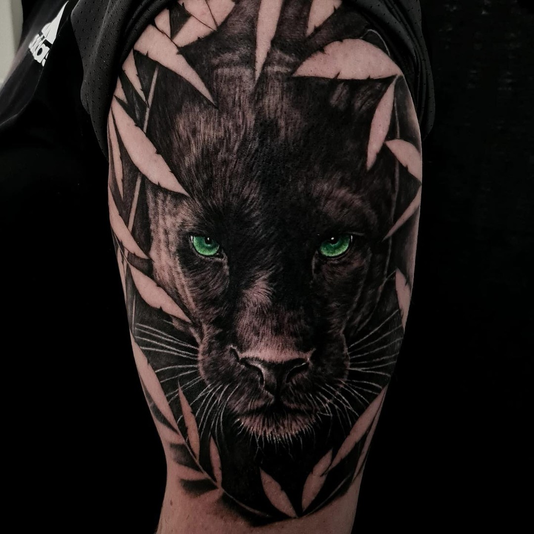Transforming Arms into Art: Top 68 Tattoo Sleeve Ideas 51 Black Panther Sleeve Color Tattoo