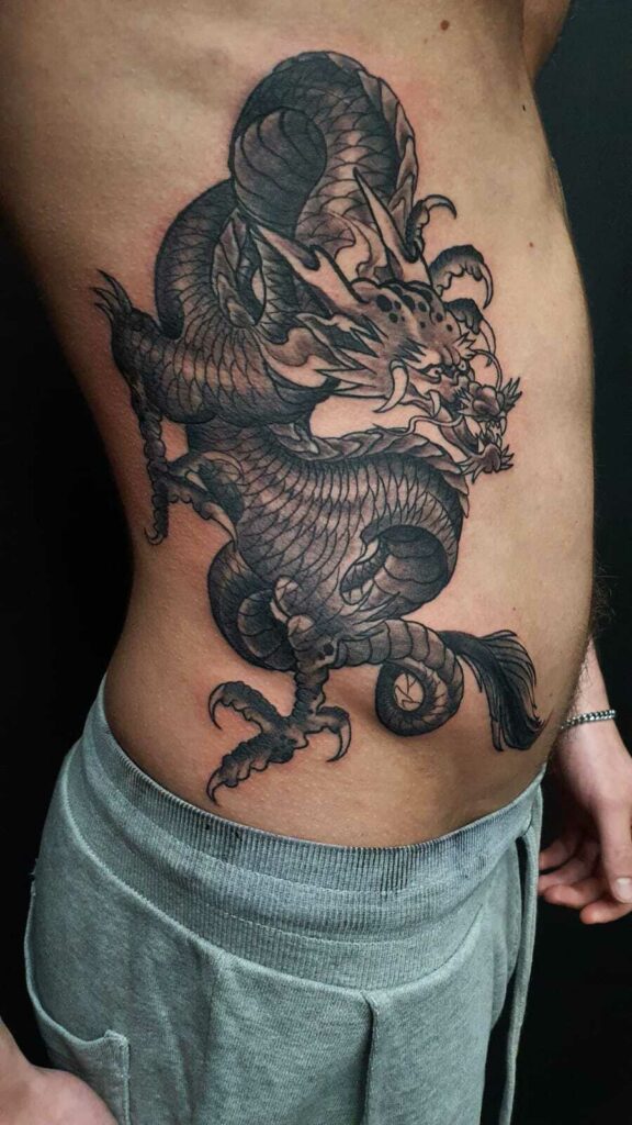 Dragons Body Color Tattoo