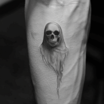 ghost tattoo 1