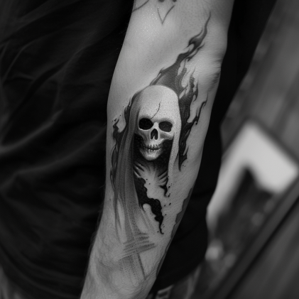 to put tattoo